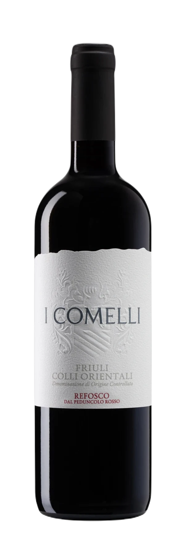 Bottiglia di Refosco dal Peduncolo Rosso I Comelli